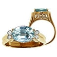 thumbnail image 2 of Tommaso Design� Large Aquamarine Ring, 2 of 9