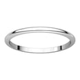 thumbnail image 3 of Jewels By Lux 14K White Gold 1.5mm Half Round Wedding Ring Band Size 2.5, 3 of 3