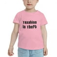 thumbnail image 2 of Taxation is Theft Funny Toddler T Shirts for Boys Girls (Pink, Youth M), 2 of 5