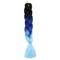 thumbnail image 1 of kurtrusly Gradient Color Women Braid Hair Large Braiding Hair Wigs High Temperature Fiber Synthetic Hair Extensions, 1 of 1