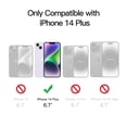 thumbnail image 2 of JETech Magnetic Case for iPhone 14 Plus 6.7-Inch Compatible with MagSafe, Translucent Matte Back Slim Shockproof Phone Cover (Light Purple), 2 of 6