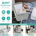 RONBEI Portable Newborn Infant Baby Bedside Sleeper Crib