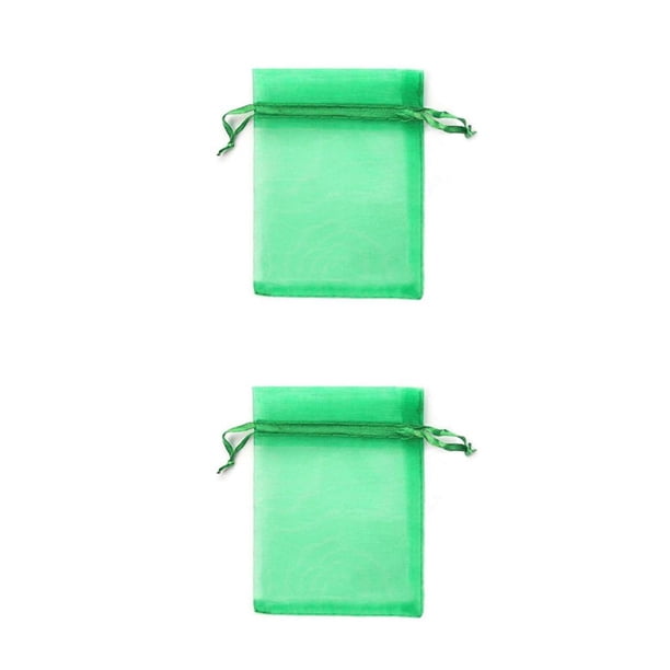 Speravity 50piece Multi Fruit And Bird Control Mesh And Drawstring Bag Bag 50pcs Cloth Lightweight With More Fruit Bag Proof Verde oscuro 10*12 CM 2piezas