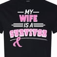 thumbnail image 4 of Inktastic My Wife is a Survivor Breast Cancer Awareness T-Shirt, 4 of 5