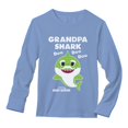 thumbnail image 1 of Tstars Mens Gifts for Dad Father's Day Shirts Grandpa Shark Doo Doo Doo Baby Shark Papa Cool Best Gift for Grandpa Long Sleeve T Shirt, 1 of 4