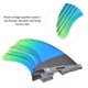 thumbnail image 5 of Aleta Trasera De Tabla De Surf De Fibra De Vidrio, Aleta Trasera De Tabla De Surf Al Aire Libre Con Diseño Elegante, Tabla De Paddle Diseñada Con Tres Aletas Para Tabla De Surf OTVIAP Surfboard Fin, 5 of 8