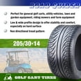 thumbnail image 2 of ROADGUIDER 205/30-14 Golf Cart ATV Tires 4 Ply 205/30x14 -Set 2 -14038, 2 of 8