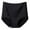 Black, variant on Women Underwear Plus Size High Waist Solid Color Briefs Stretchy Ice Silk Traceless Briefs Stretchy Female Underpanty Panties Comfort Undergarments