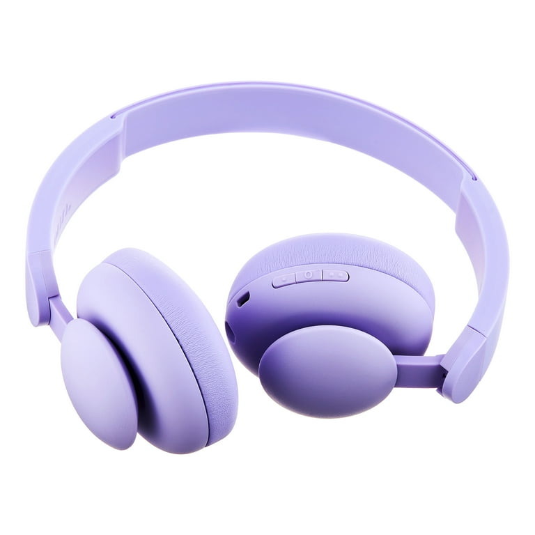 onn. Wireless Bluetooth on Ear Headphones Purple New