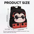 thumbnail image 7 of Aplkyhs Ladybug Backpack for Kids 9-12 School Bag Lightweight Durable Bookbag for Daily School Travel, 7 of 7