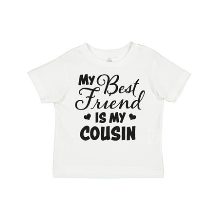 

Inktastic My Best Friend is My Cousin with Hearts Gift Toddler Boy or Toddler Girl T-Shirt