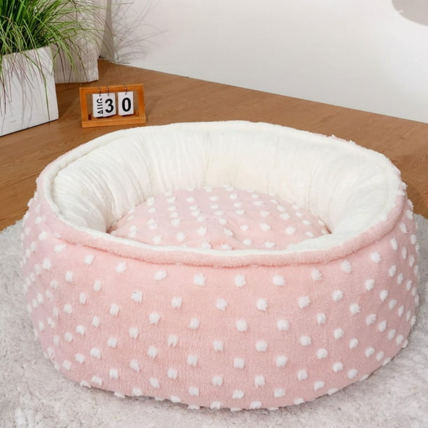 Cama Para Perro En Forma De Dona - Alivio Antiansiedad Y Confort Para Tu Mascota