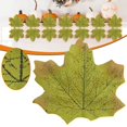 thumbnail image 2 of Artificial Maple Leaf Decorations, Textured Fabric Fall Foliage for Halloween, Harvest, Thanksgiving and Christmas Transition Decor, Party Tables, Garlands and Home Displays, 2 of 4