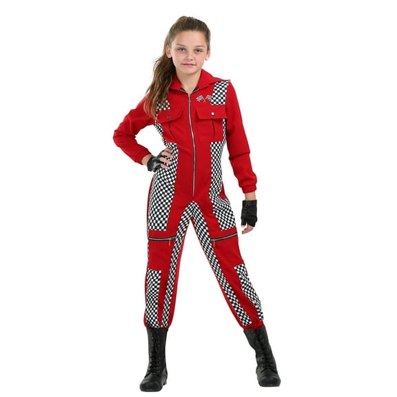 Racer Jumpsuit Girls Costume