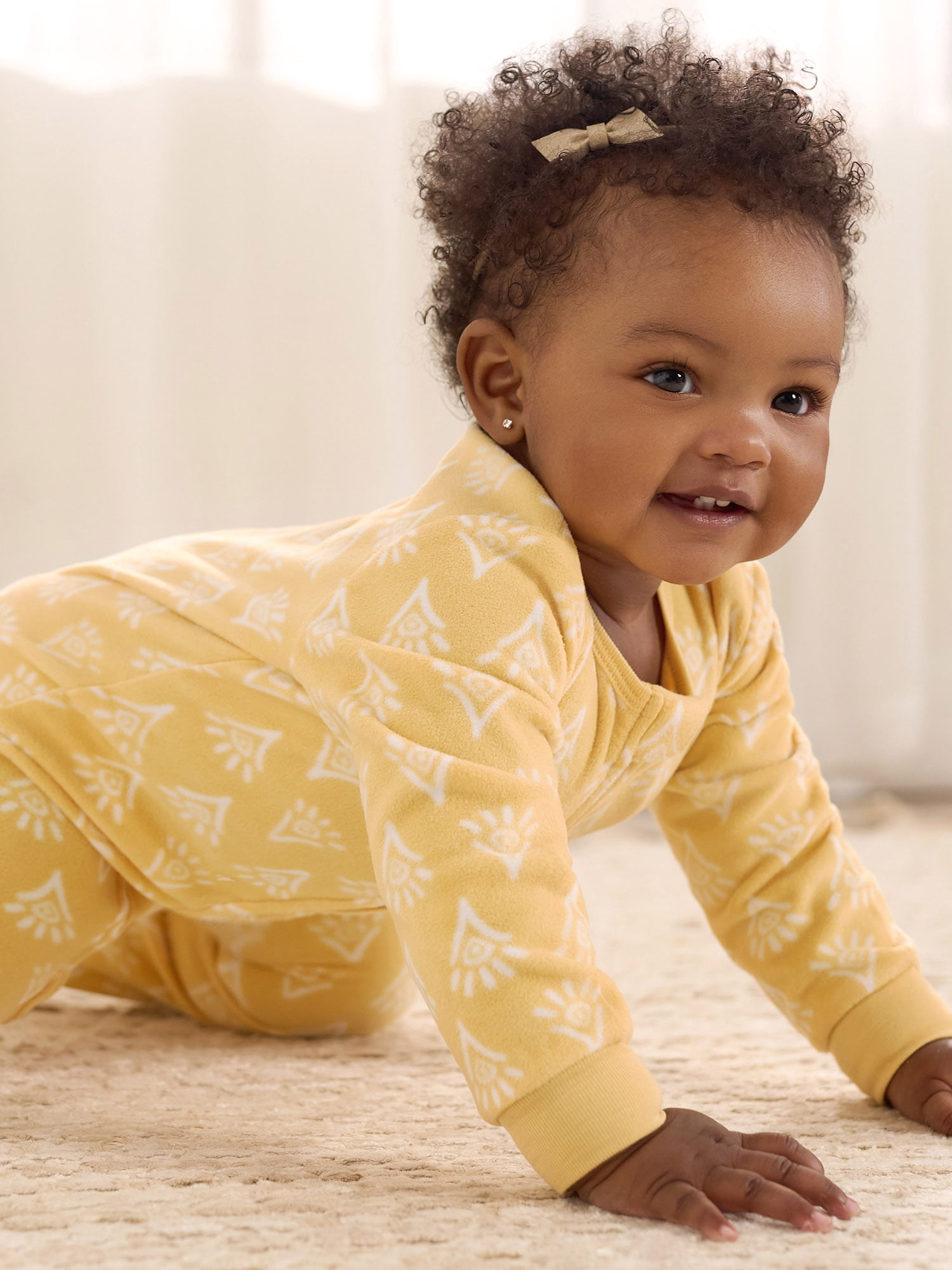 Gerber Baby and Toddler Neutral Microfleece Blanket Sleeper Pajamas, 3-Pack, Sizes 0/3M-5T