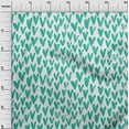 thumbnail image 3 of oneOone Cotton Flex Turquoise Green Fabric Valentine Heart Quilting Supplies Print Sewing Fabric By The Yard 40 Inch Wide, 3 of 6