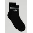 thumbnail image 2 of WKX Unisex Crew Socks Women Athletic Casual Wear Work 1Pair, Black, 2 of 9