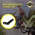 thumbnail image 7 of Bike Trailer Steel Coupler Attachment,Bicycle Trailer Hitch Connector,Black Universal Cycling Adapter Accessories for Child, Cargo & Pet Bicycle Trailers, 7 of 7