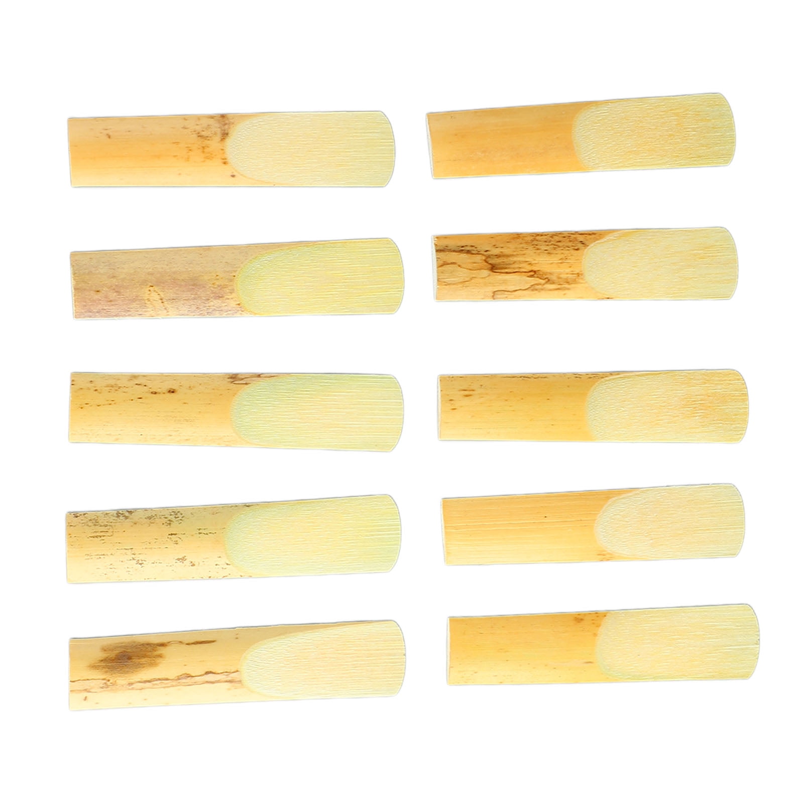 Xirurus 10 Pcs Alto Saxophone Reeds Traditional Professional Woodwind Accessory for Alto Saxophone, Strength 2 (12.00 cm / 4.72 inches) Durable and Reliable for Beginners and Professionals