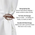 thumbnail image 3 of Rustic Brown Leaf Curtain Tiebacks Set of 2, 3 of 7