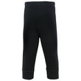 thumbnail image 6 of Hudson Baby Cotton Pants and Leggings, Black Cloud Stars, 0-3 Months, 6 of 6
