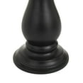 thumbnail image 4 of DecMode 3 Candle Black Mango Wood Turned Style Pillar Candle Holder, Set of 3, 4 of 12