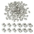 thumbnail image 1 of Tuercas en T de la serie Uxcell, tuerca de cabeza de martillo, tuerca de acero al carbono niquelado para perfil de aluminio M4, 1 of 7
