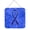 Dark Blue, variant on Dark Blue Ribbon For Colon Cancer Awareness Aluminium Metal Wall Or Door Hanging Prints
