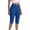 #0213-Blue, variant on Women's Solid Color Casual Yoga Long Pants Elastic Stretch Leg Split Opening Button Fastener Side Pockets Comfort Fit for Light Fitness Casual Walking Leisure Routine