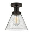 thumbnail image 4 of Innovations Lighting - Cone - 1 Light Semi-Flush Mount In Industrial Style-9.75, 4 of 5