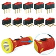 thumbnail image 5 of 5PCS Professional 2 Position 3 Pin Red Slide Switch 1P2T Toggle Switch BSI-10/BSI-10H BSI-10, 5 of 8