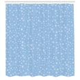 thumbnail image 3 of Ambesonne Winter Shower Curtain, Snowflakes Falling, 69"Wx70"L, Blue White, 3 of 3
