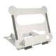 thumbnail image 4 of Soporte para computadora portátil, plateado, portátil, de escritorio, plegable, retráctil, elevable, con ángulo ajustable, de aleación de aluminio, con refrigeración., 4 of 14