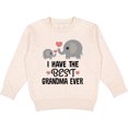 thumbnail image 2 of Inktastic Grandkids Best Grandma Ever Toddler Sweatshirt, 2 of 4