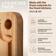 thumbnail image 3 of John Boos Prestige Reversible Wood Cutting Board, 18" x 12" x 1 1/4", Maple, 3 of 10