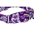 thumbnail image 5 of Country Brook Petz® Purple Hawaiian Martingale Dog Collar with Premium Buckle, Large, 5 of 5