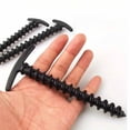 thumbnail image 7 of Heavy Duty Spiral Ground Anchors, 10-Inch Hard Plastic Tent Pegs with T-Handle, Screw-in Sand Stakes for Camping, Outdoor Canopies, Gardening, and Tying Down Tents, 7 of 7