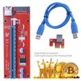 thumbnail image 1 of PCI Express Riser Card 1x a 16x USB3.0 Cable Cable de alimentación para minería Bitcoin Likrtyny Componentes de Computadoras, 1 of 5