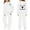 White, variant on Muxikeji Clothes Back to School Outfits for Girls,Girl Outfits Size 6 Cartoon Print Long Sleeve Casual Hoodie Pullover tops and Pants Children'S Clothing
