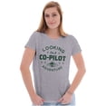 thumbnail image 3 of Alien Believer UFO Hunter Copilot Womens Fitted Plus Size Graphic Tee Brisco Brands 2X, 3 of 5