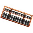 thumbnail image 4 of 13 digits Rods Chinese Wood Bead Arithmetic Abacus Ancient Style 28x12x2cm Beads, 4 of 8