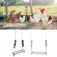 thumbnail image 4 of Escalera para gallinas, columpio, percha, pollitos, gallos, gallinas, soporte de madera, juguete para gallinas Escalera-A, 4 of 9