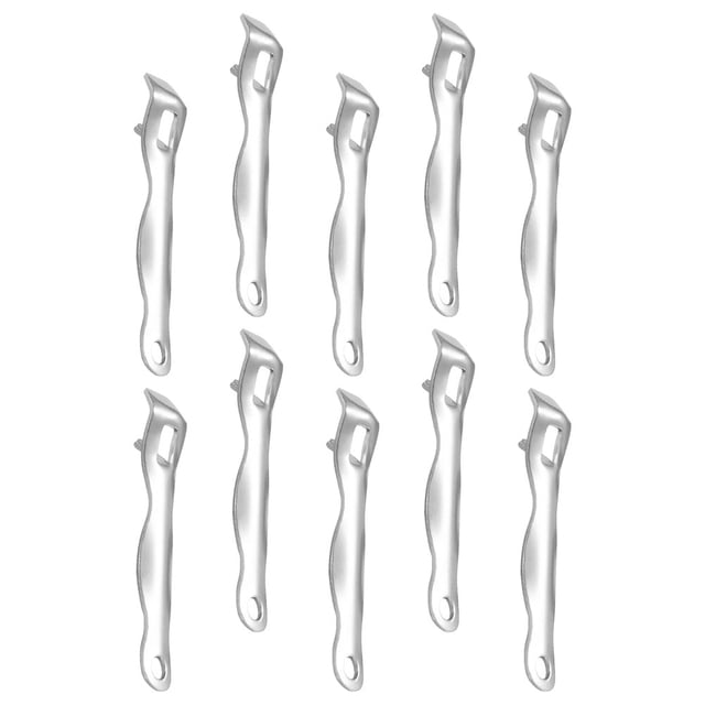 BESTYASH 10 Pcs Ouvre-Bouteille Portable en Acier Inoxydable pour Petits Flacons et Retrait de Bouchon de Médicament
