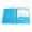Blue, variant on Plastic Folder with Pockets Heavy Duty Letter Size Plastic File Folder with Prongs Waterproof Durable Pocket Organizers for Paper Documents Office Wirting Drawing Art Daily Document Storage