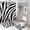 style-1033, variant on Shower Curtain Sets with Rugs 4 Piece Black And White Zebra Print Bathroom Sets with Shower Curtain And Rugs 4 Piece Black Zebra Print 12 Hooks for Bathroom Decor 72inch X 72inch