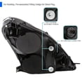 thumbnail image 4 of Spec-D Tuning Black LED Projector Headlights Compatible with 2000-2005 Toyota Celica, Left + Right Pair Headlamps Assembly, 4 of 7