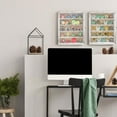 thumbnail image 3 of Rustic White Shadow Box Frame Plexiglass Window Door with Removable Shelves 11 x 14, 3 of 6