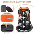 thumbnail image 6 of SHANNA 60L Waterproof Hiking Camping Backpack with Rain Cover Camping Rucksack Lightweight Hunting Rucksack,Orange, 6 of 8