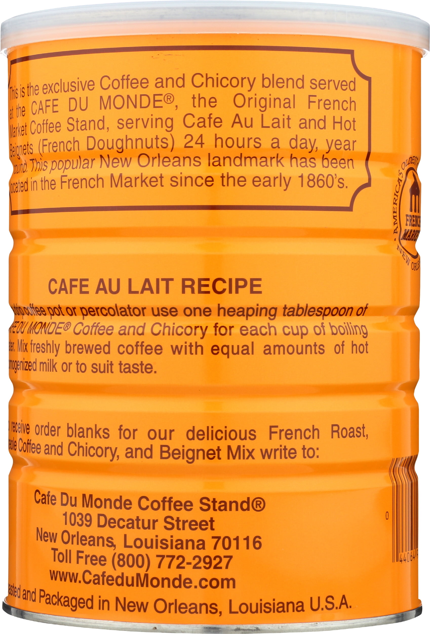 Café Du Monde Coffee And Chicory 15 Ounce Pack Of 6