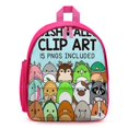 thumbnail image 1 of Squishmallow Mochila Escolar para Niños y Niñas, Mochila Infantil Ligera de Alta Calidad, Grande y Duradera ROSA, 1 of 6